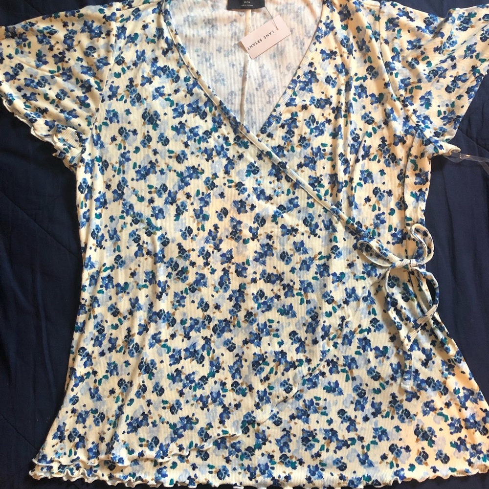 Lane Bryant floral blouse